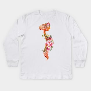 Human Spine Kids Long Sleeve T-Shirt